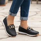 Miss | Loafers Dames Elegant Goudkleurig - Imitatieleer - Miss Madera MIS-IVGUHO
