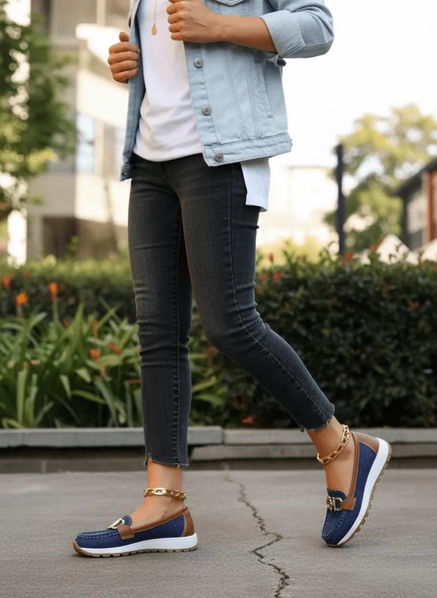Miss | Loafers Dames Elegant Goudkleurig - Imitatieleer - Miss Madera MIS-QY9Y6P