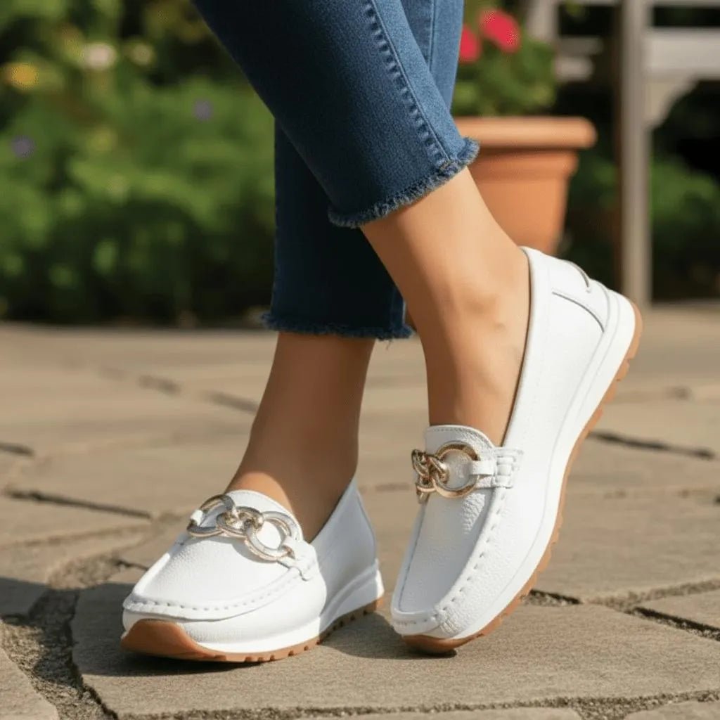 Miss | Loafers Dames Elegant Goudkleurig - Imitatieleer - Miss Madera MIS-1MW5Z2