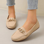 Miss | Loafers Dames Ronde Neus Lage Hak Comfort - Kunstleer - Miss Madera MIS-5651A4