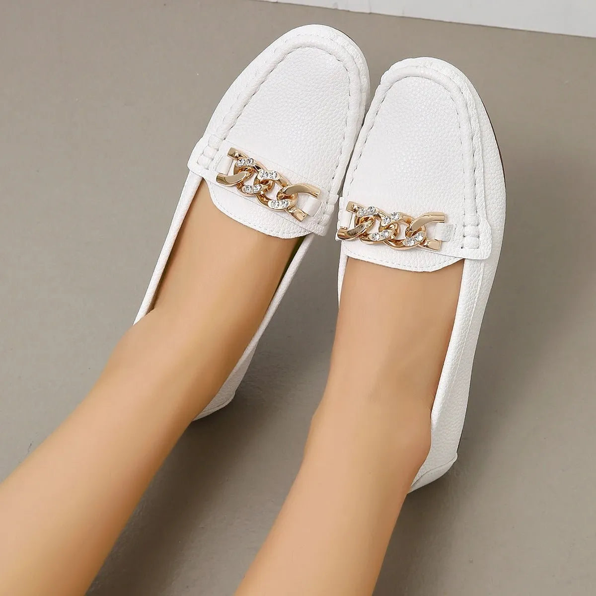 Miss | Loafers Dames Ronde Neus Lage Hak Comfort - Kunstleer - Miss Madera MIS-4EEBB0