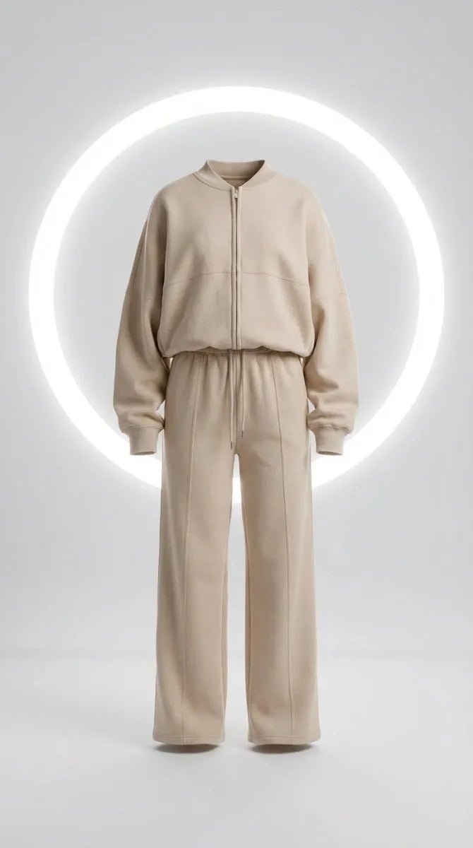 Miss | Loungewear Set Dames Casual Beige - Katoenmix - Miss Madera MIS-17702290