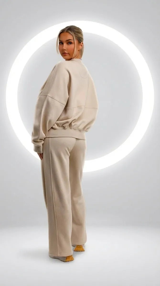 Miss | Loungewear Set Dames Casual Beige - Katoenmix - Miss Madera MIS-17702290