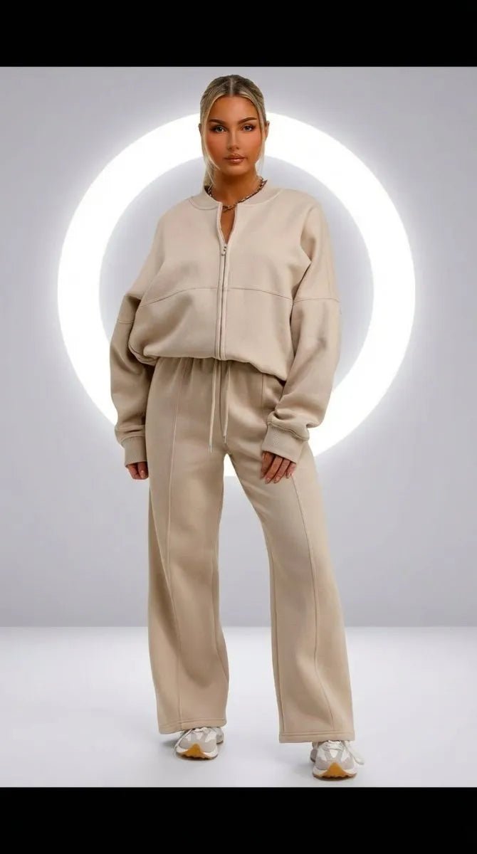 Miss | Loungewear Set Dames Casual Beige - Katoenmix - Miss Madera MIS-17702290