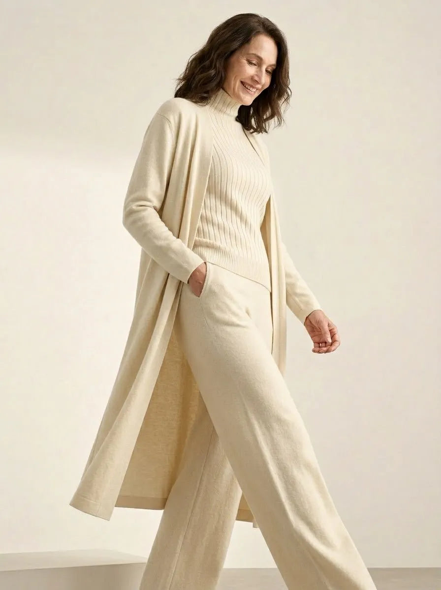 Miss | Loungewear Set Dames Relaxed - Zacht lichtgewicht brei - Miss Madera MIS-5305C2
