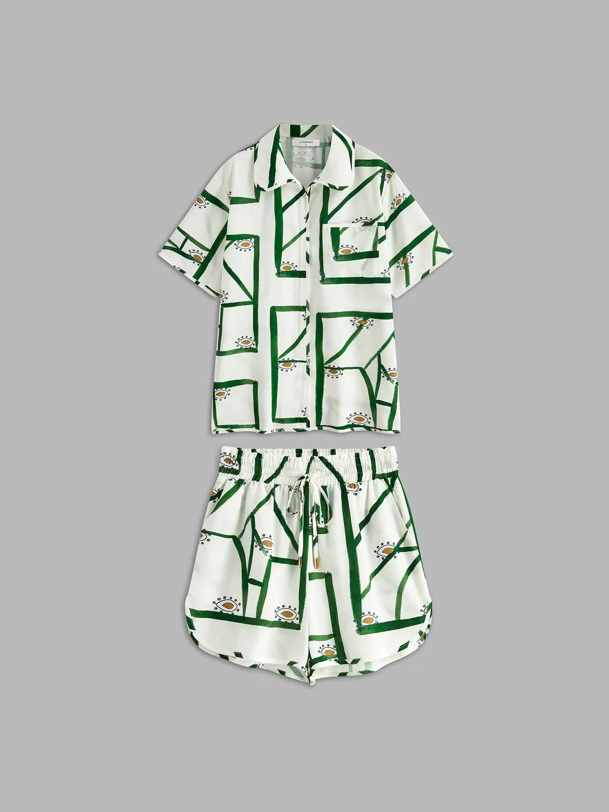 Miss | Matching Set Dames Zomer Regular Fit - Viscose - Miss Madera MIS-010801