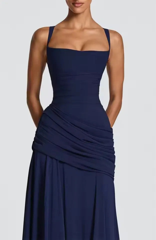 Miss | Maxi Jurk Dames Bruiloft - Viscose - Miss Madera MIS-94CAE5
