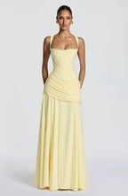 Miss | Maxi Jurk Dames Bruiloft - Viscose - Miss Madera MIS-248CB9