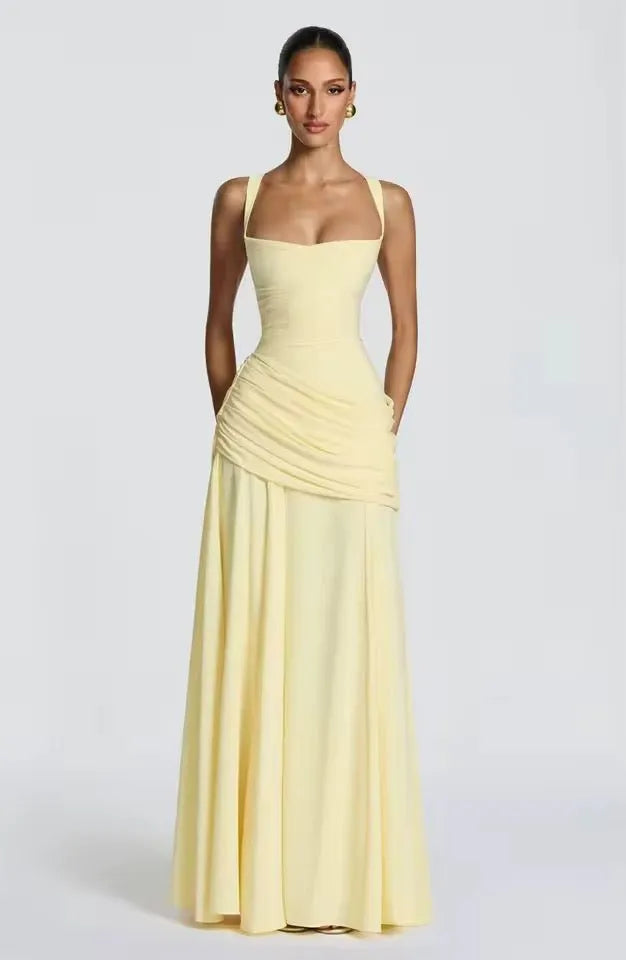 Miss | Maxi Jurk Dames Bruiloft - Viscose - Miss Madera MIS-248CB9