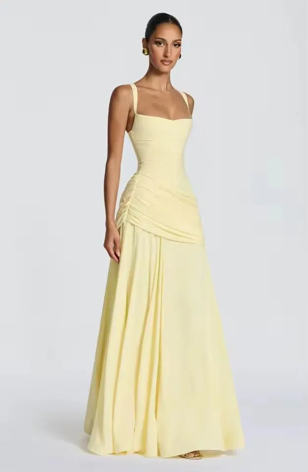 Miss | Maxi Jurk Dames Bruiloft - Viscose - Miss Madera MIS-248CB9