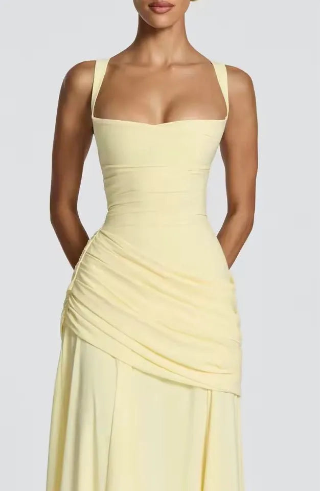 Miss | Maxi Jurk Dames Bruiloft - Viscose - Miss Madera MIS-248CB9