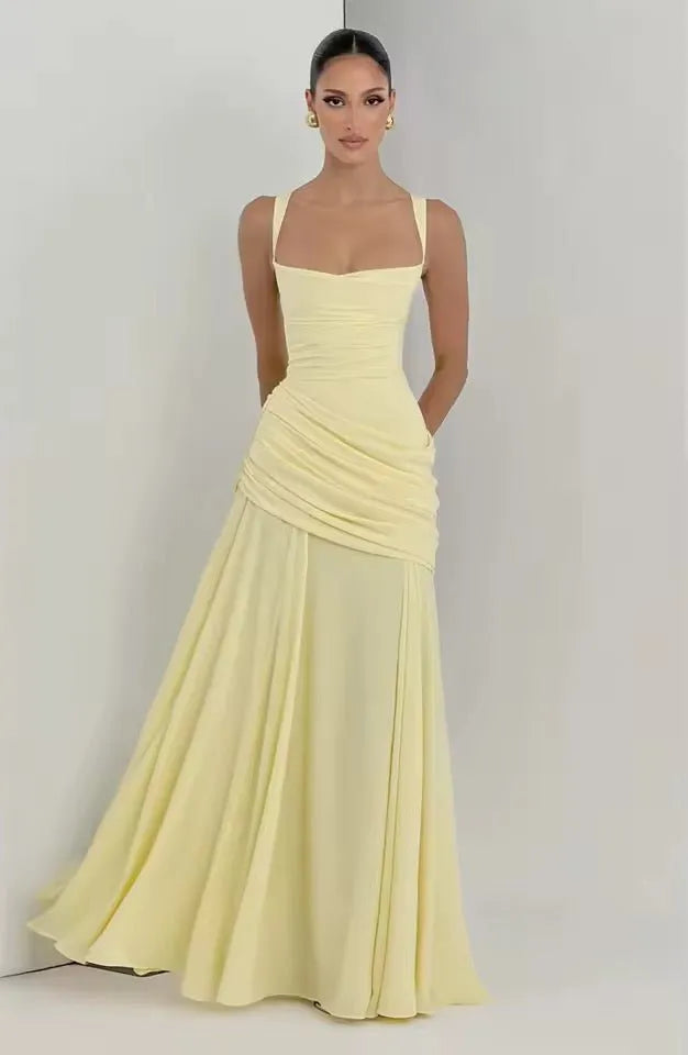 Miss | Maxi Jurk Dames Bruiloft - Viscose - Miss Madera MIS-248CB9