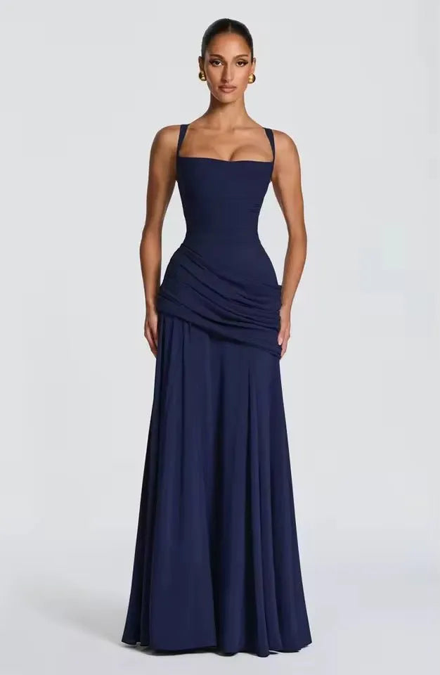 Miss | Maxi Jurk Dames Bruiloft - Viscose - Miss Madera MIS-248CB9