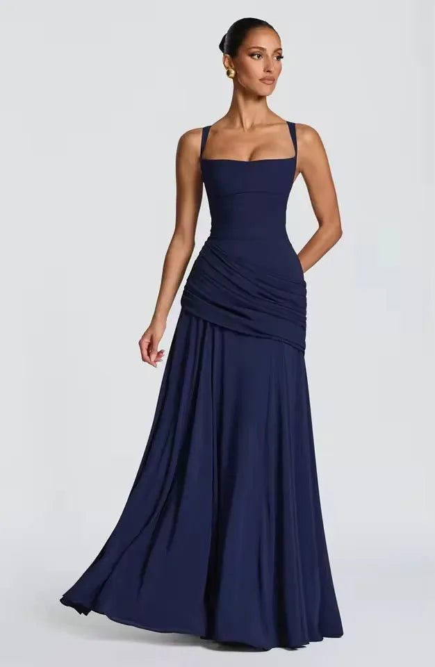 Miss | Maxi Jurk Dames Bruiloft - Viscose - Miss Madera MIS-94CAE5