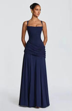 Miss | Maxi Jurk Dames Bruiloft - Viscose - Miss Madera MIS-94CAE5