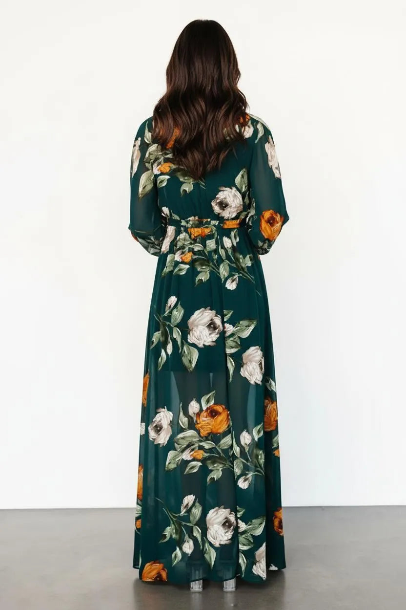 Miss | Maxi-jurk Dames Casual Maxi - Chiffon - Miss Madera MIS-P1ETXD