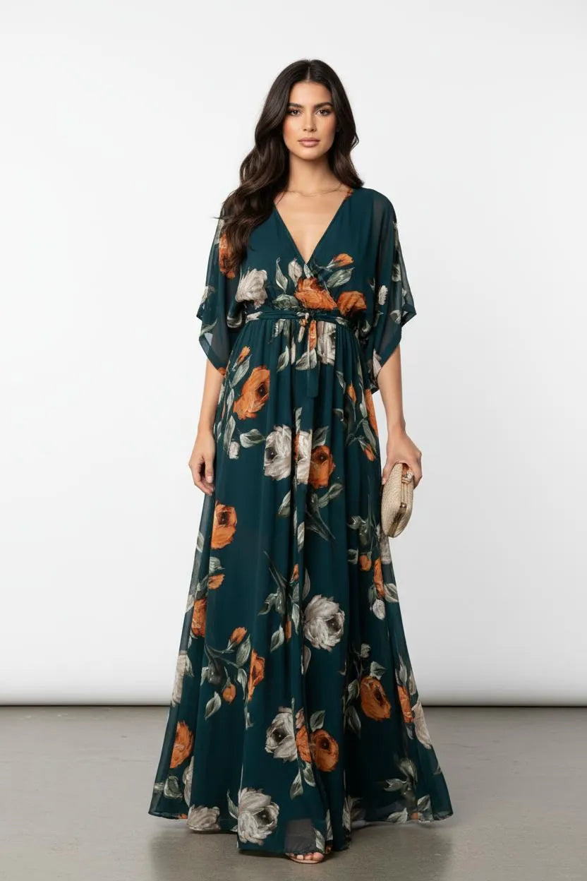 Miss | Maxi-jurk Dames Casual Maxi - Chiffon - Miss Madera MIS-P1ETXD