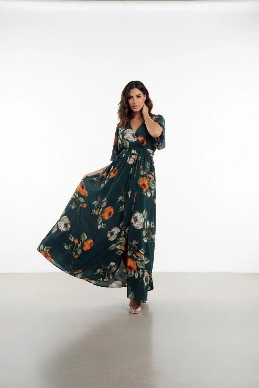 Miss | Maxi-jurk Dames Casual Maxi - Chiffon - Miss Madera MIS-P1ETXD