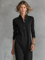 Miss | Maxi-jurk Dames Casual Maxi - Polyesterblend - Miss Madera MIS-WU3C4A