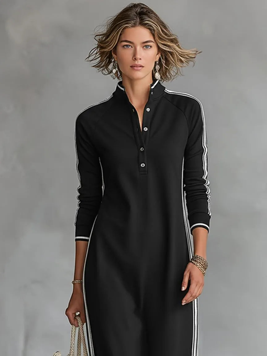 Miss | Maxi-jurk Dames Casual Maxi - Polyesterblend - Miss Madera MIS-WU3C4A