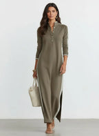 Miss | Maxi-jurk Dames Casual Maxi - Polyesterblend - Miss Madera MIS-37H2V1