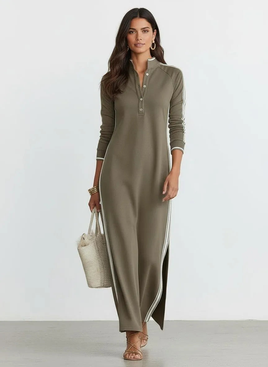 Miss | Maxi-jurk Dames Casual Maxi - Polyesterblend - Miss Madera MIS-37H2V1