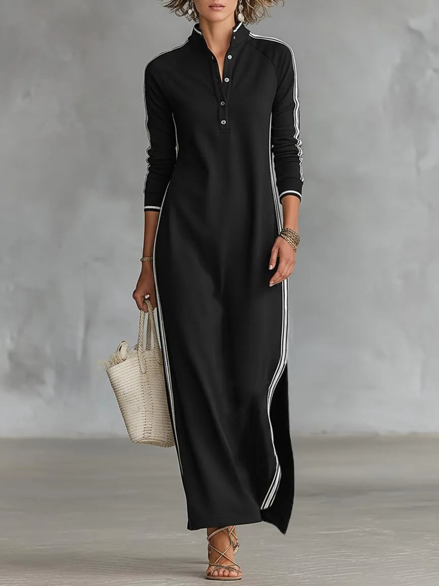 Miss | Maxi-jurk Dames Casual Maxi - Polyesterblend - Miss Madera MIS-37H2V1