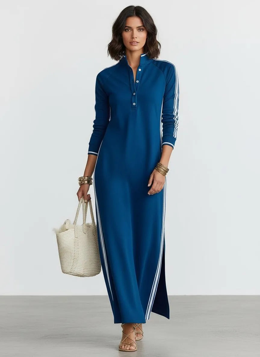 Miss | Maxi-jurk Dames Casual Maxi - Polyesterblend - Miss Madera MIS-WU3C4A
