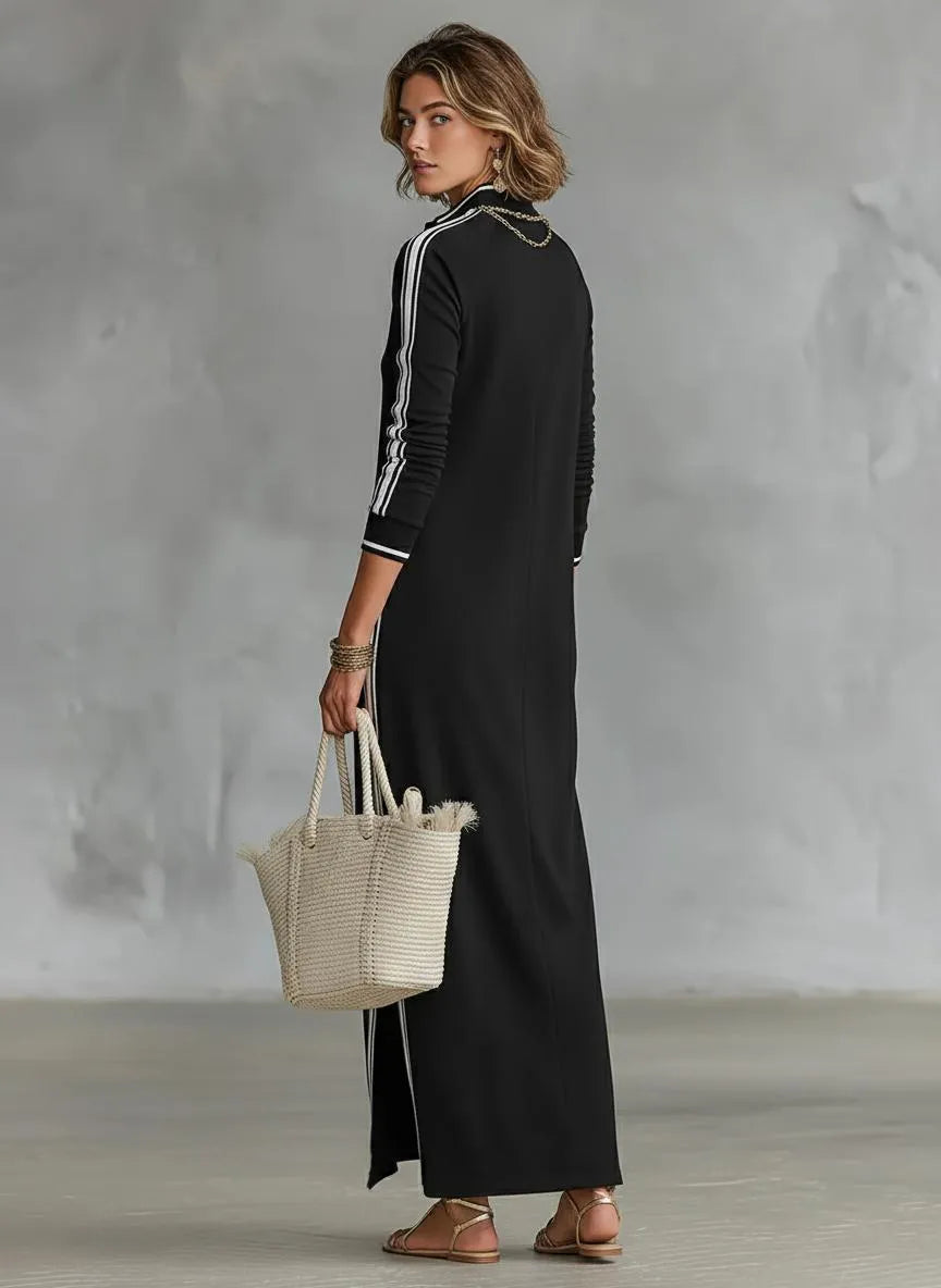 Miss | Maxi-jurk Dames Casual Maxi - Polyesterblend - Miss Madera MIS-WU3C4A