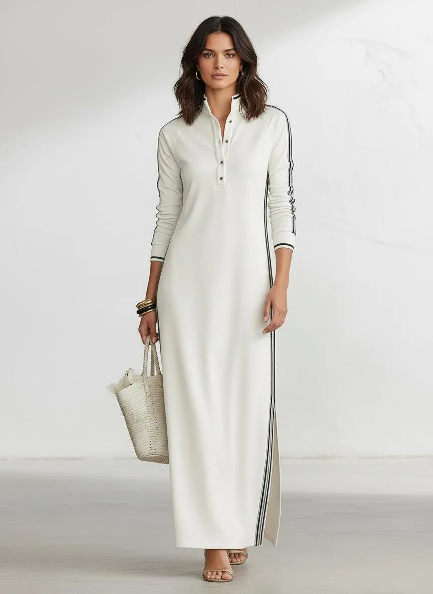 Miss | Maxi-jurk Dames Casual Maxi - Polyesterblend - Miss Madera MIS-O74DA9