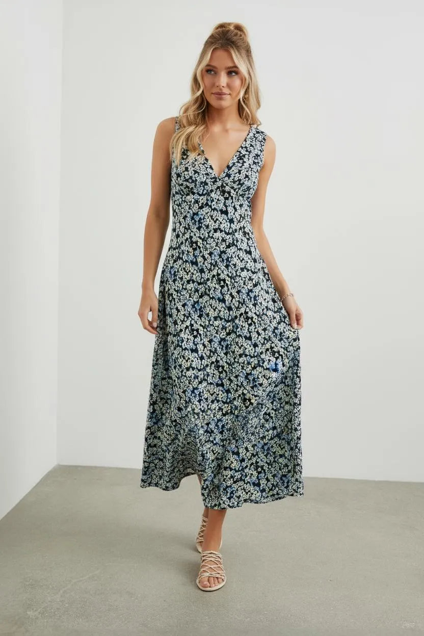 Miss | Midi Jurk Dames Casual Zomer A-lijn - Polyester - Miss Madera MIS-TQG7ZQ