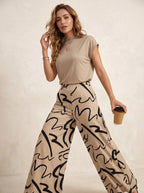 Miss | Pak Dames Casual Relaxed - Polyester Elastane - Miss Madera MIS-FF2E1D