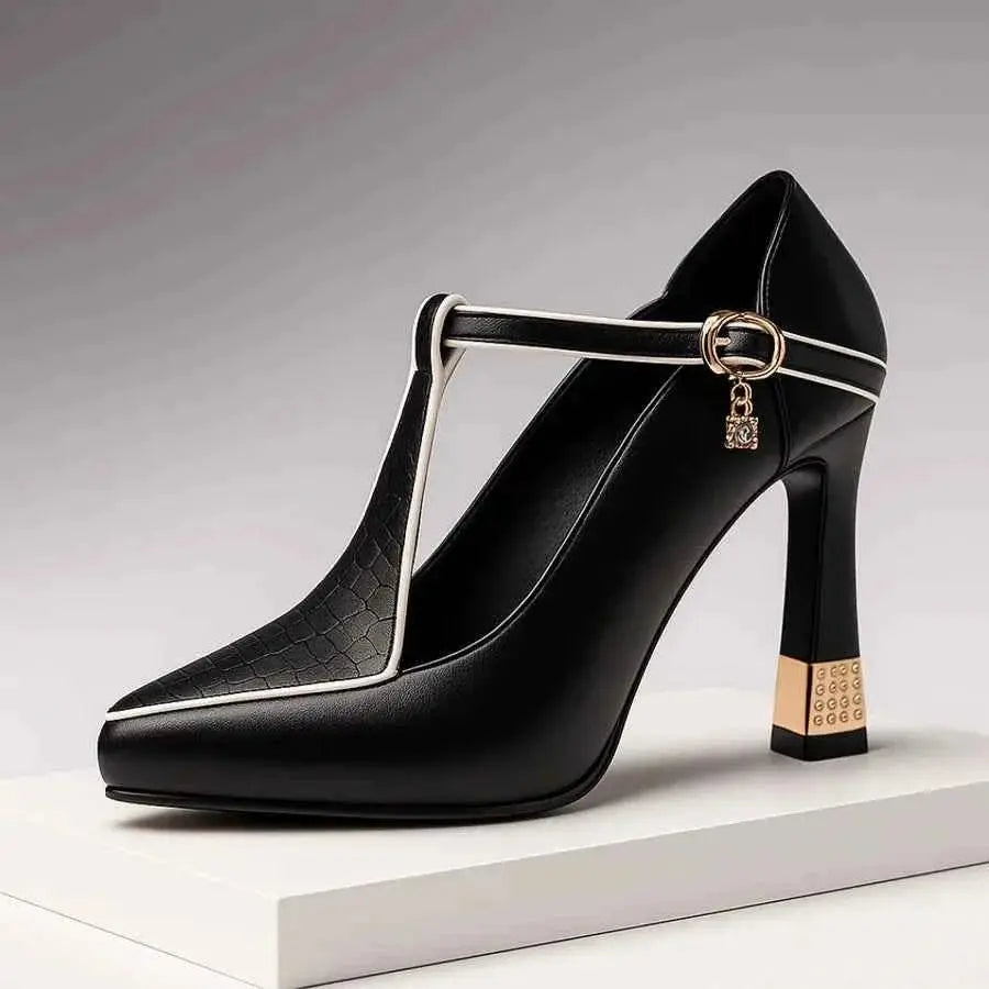 Pumps enkelbandje Dames Zomer Elegant - Kunstleer