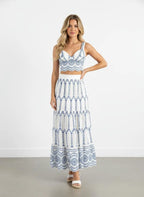 Miss | Rok & Top Set Dames Regular Fit - Katoenmix - Miss Madera MIS-7Z32GQ