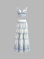 Miss | Rok & Top Set Dames Regular Fit - Katoenmix - Miss Madera MIS-7Z32GQ