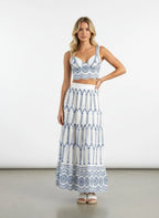 Miss | Rok & Top Set Dames Regular Fit - Katoenmix - Miss Madera MIS-7Z32GQ