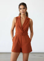 Miss | Romper Dames Casual Elegant - Polyesterblend - Miss Madera MIS-SCSJ1C