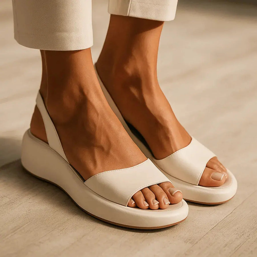 Sandalen Dames Comfort - Kunstleer