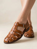 Miss | Sandalen Dames Zomers Multi-strap - Leer - Miss Madera MIS-FFAD36