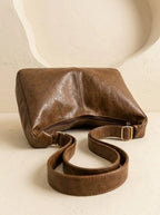 Miss | Schoudertas Dames Casual Slouchy - Faux Leer - Miss Madera MIS-SQ8B3E