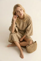 Miss | Set Dames Zomer Oversized - Linnenmix - Miss Madera MIS-AA70AC