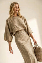 Miss | Set Dames Zomer Oversized - Linnenmix - Miss Madera MIS-20800A