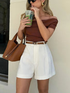 Miss | Shorts Dames Zomer Regular Fit - Polyester - Miss Madera MIS-251BB4