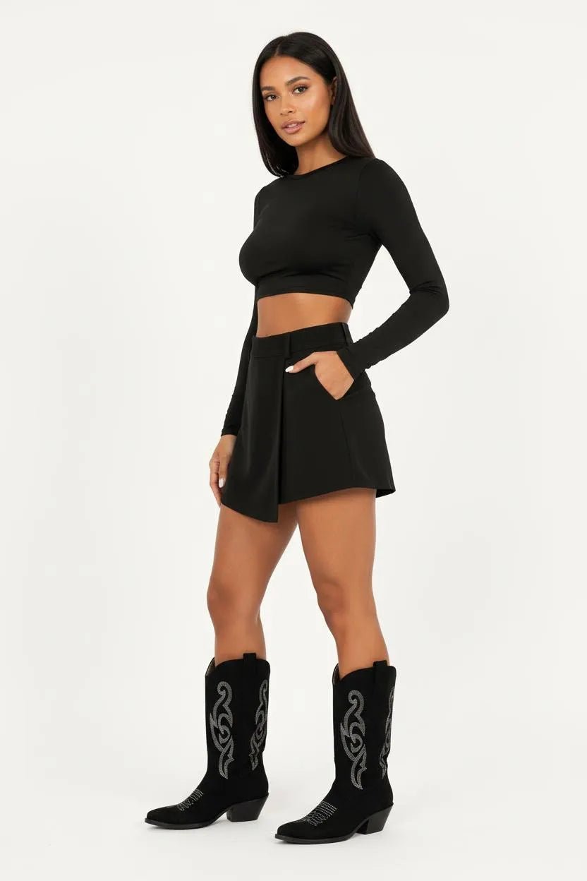 Miss | Skort (Broekrok) Dames Casual - Kreukbestendige blend - Miss Madera MIS-4H3TAA