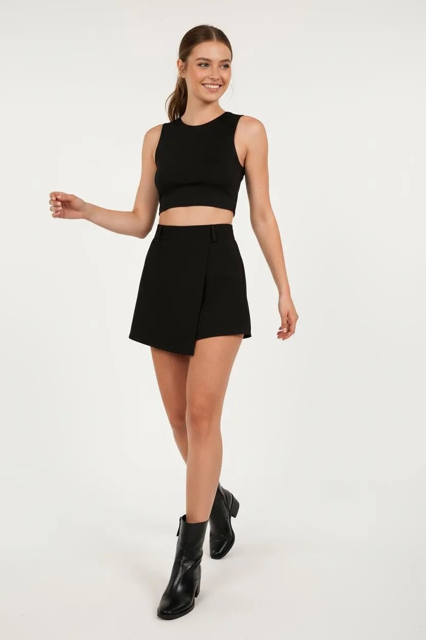 Miss | Skort (Broekrok) Dames Casual - Kreukbestendige blend - Miss Madera MIS-4H3TAA