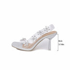 Miss | Slingback hakken Dames Casual Elegant - Katoen - Miss Madera MIS-1515A9