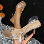 Miss | Slingback hakken Dames Casual Elegant - Katoen - Miss Madera MIS-1515A9