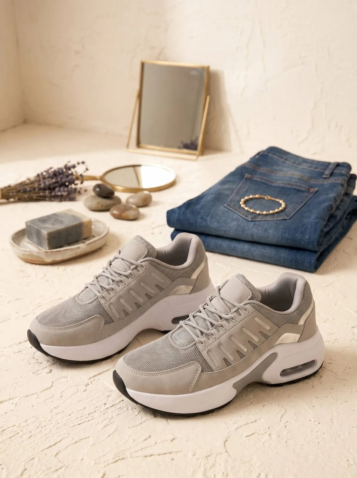 Miss | Sneakers Dames Casual Comfort - Leer - Miss Madera MIS-828860