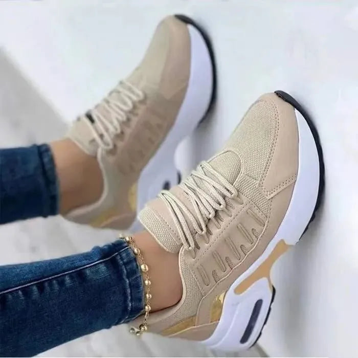 Miss | Sneakers Dames Casual Comfort - Leer - Miss Madera MIS-D8CA71