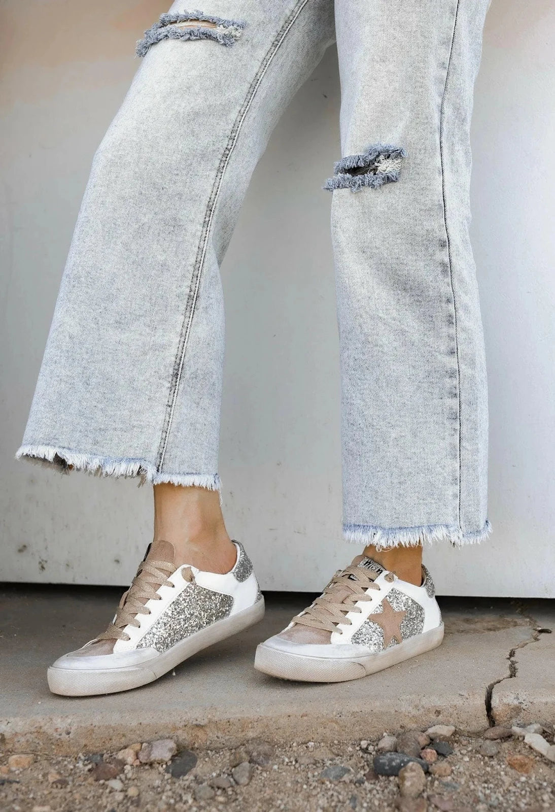 Miss | Sneakers Dames Casual Glitter - Synthetisch - Miss Madera MIS-VENCVF